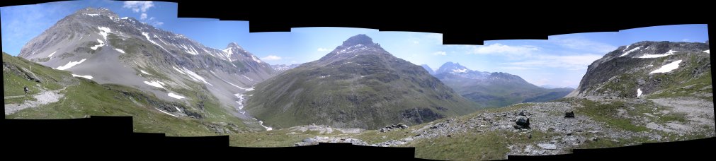 The wild landscape of a remote part of the Vanoise National Park