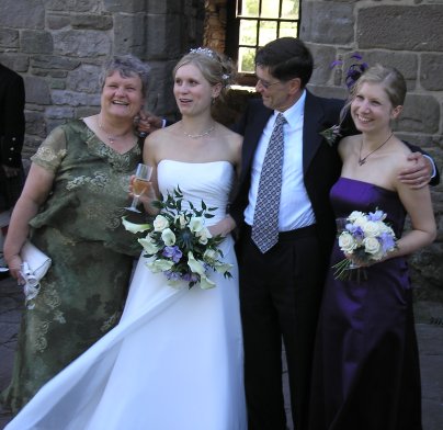 Ruth, Chrissy, Eddie and Rachel Powell